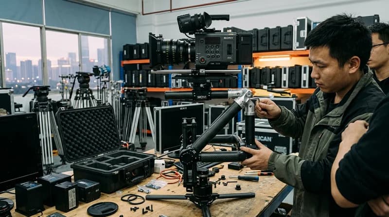 Custom Carbon Fiber Gimbal & Camera Mount