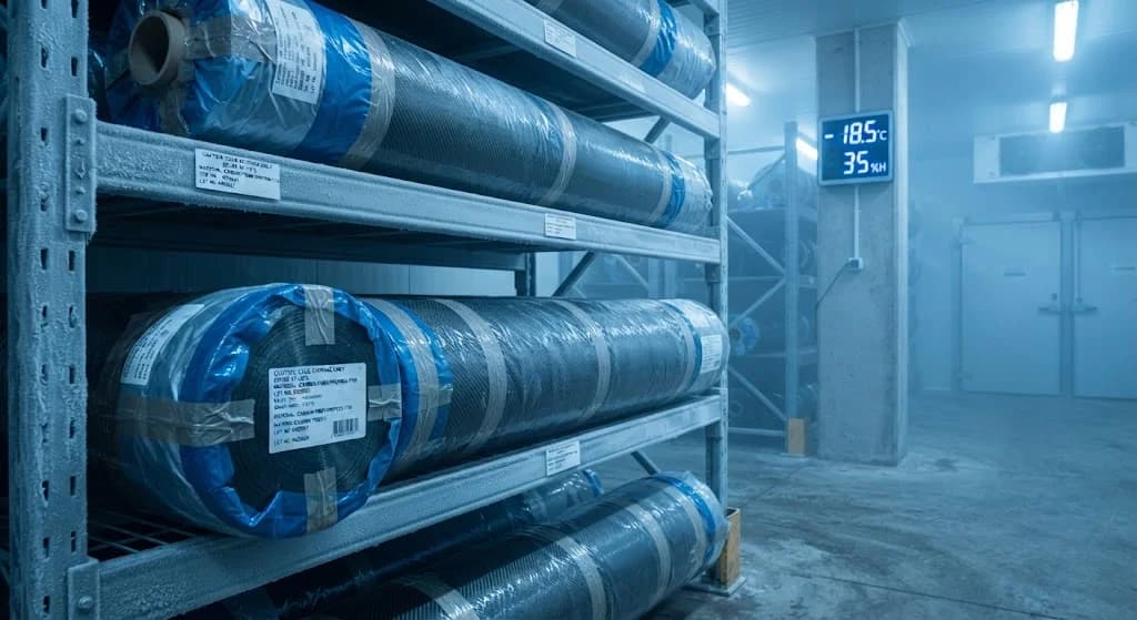 Carbon Fiber Prepreg — Epoxy & Thermoplastic, -18°C Storage