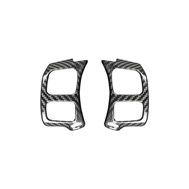 Real Carbon Fiber Steering Wheel Button Frame Trim for Lexus 6